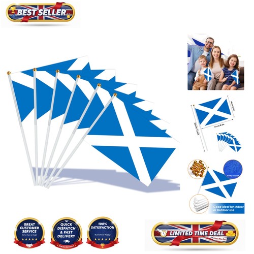 Handheld scottish flags - scottish,