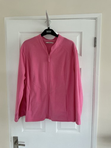 Plus size full zip pink - 26,