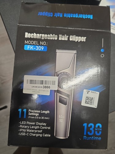 Rechargeable hair clipper and - rechargeable,