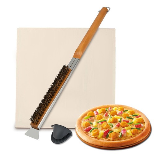 Pizza oven brush steel wire - oven,