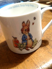 Peter Rabbit Wedgewood Beatrix Potter Mug in a tin X 3