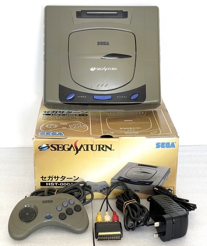 Japanese sega saturn grey - sega,