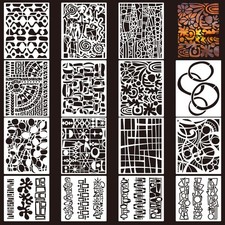 15 Pcs Geometric Stencils