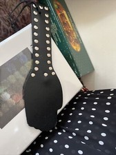 Black Real Leather Paddle