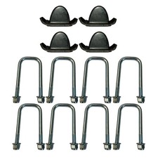 Twin Leaf Spring Ubolts x8