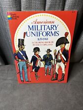 American Military Uniforms Coloring Book 1639-1969 Peter F. Copeland 1976