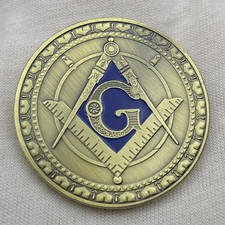 Freemasons Bronze Coin