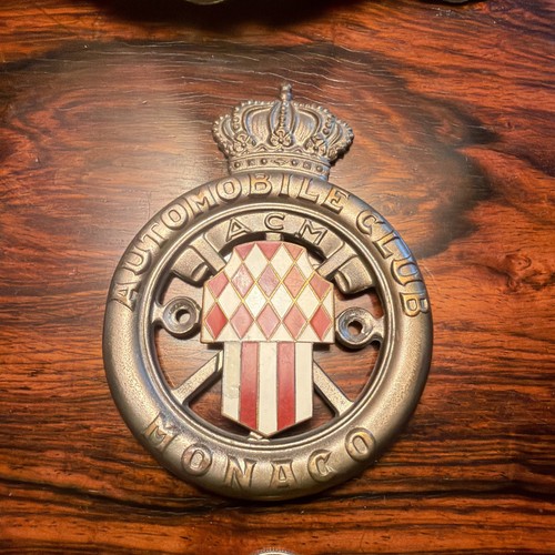 Badge auto car club - monaco, acm