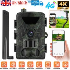 4G 60MP Trail Camera 4K Live