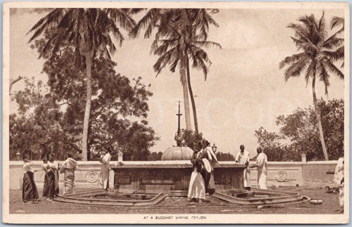 Buddhist shrine ceylon raphael - buddhist,