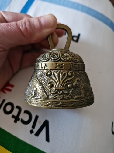 Vintage brass bell sanctuary - brass,