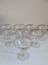 Champagne Glasses Art Deco Set