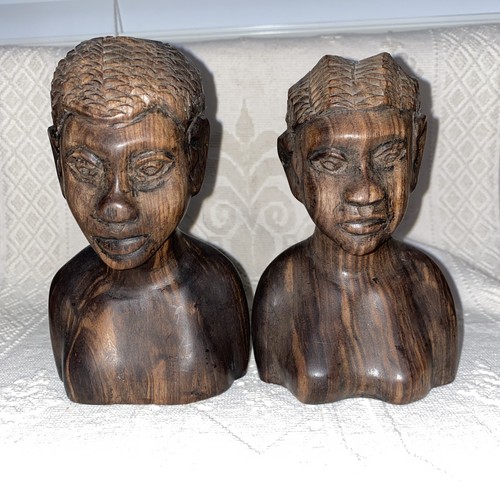 African wood carved male - male, &