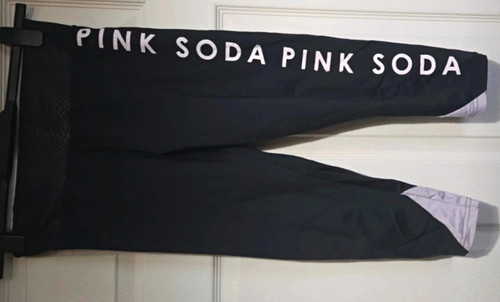 Pink soda women black logo - pink,