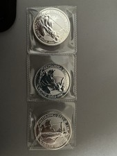 3x 2020 1oz Royal Mint Silver Britannia UK 1 ounce QEII Bullion Coins