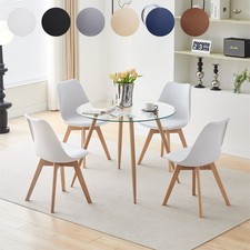 Dining Table and 4 Chairs Set