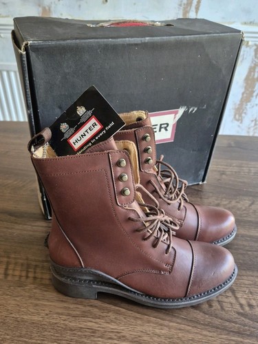 Hunter brown leather ladies - hunter,