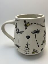 Fun Whimsical Anthropologie ? Busy Bee & Wildflowers ? Coffee/Tea Mug