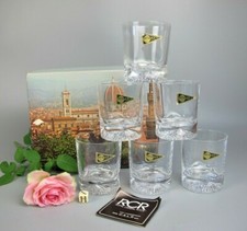 RCR Crystal Glass Tumblers x