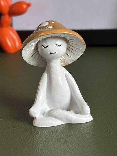 Cute mushroom meditation - mushroom,