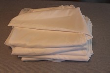 7 x White Polyester TABLE