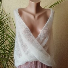 Ivory Wedding Shrug Mohair