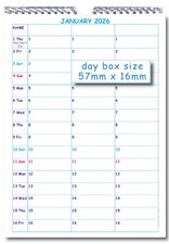 THE 24 PAGE FAMILY CALENDAR