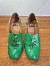 Ladies Solea Green Leather