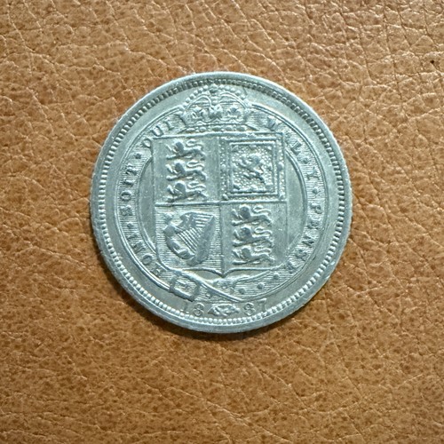 1887 sixpence queen victoria - 1887,