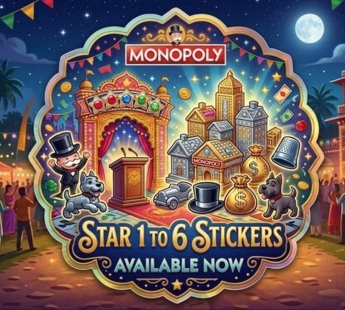 Monopoly sticker - 1⭐️,