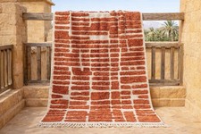 Terracotta Moroccan Rug, Mrirt