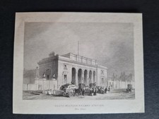 Antique 1851 print - South