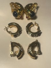 Vintage Costume Jewellery Earrings Joblot 3