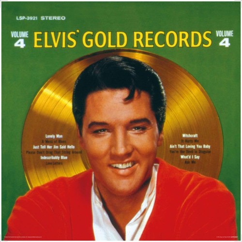 Elvis presley gold record - -,