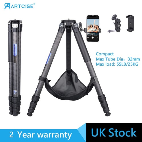 Carbon fiber tripod compact - carbon,