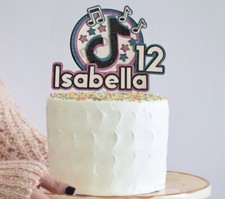 Personalised glitter Tik Tok