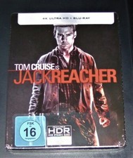 Jack Reacher with Tom Cruise 4K HD Blu Ray + Blu Ray Limited Steelbook New OVP
