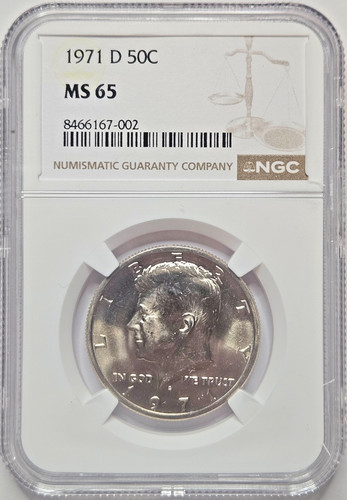1971 kennedy half dollar ngc - dollar,