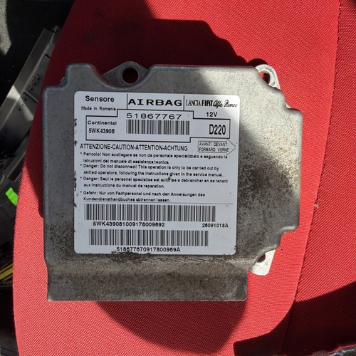 Fiat 500 airbag - fiat, ecu