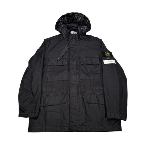 Stone island black membrana - black, 3l