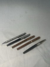 Set of 5 Joblot Luxury Ballpoint and Fountain Pens Various Brands untested