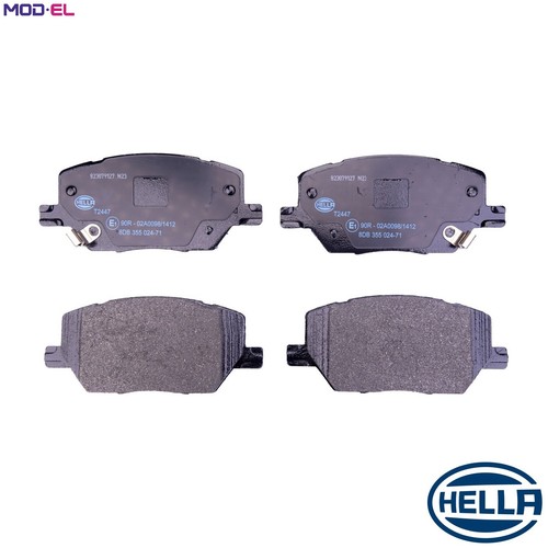 Brake pad set disc - disc,