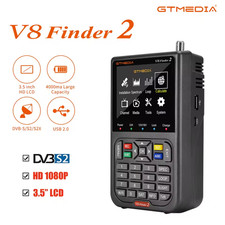 GTMEDIA V8 Finder2 Satellite Signal Finder DVB-S/S2/S2X Strength Meter 3.5" LCD