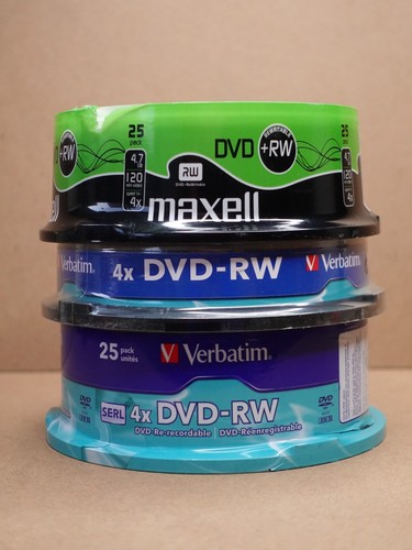 Verbatim maxell dvd - dvd+rw, dvd-rw