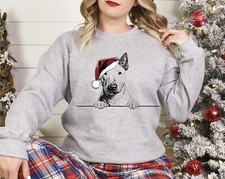 Xmas Sweater Bull Terrier Dog Christmas Sweater Xmas Jumper Xmas Sweatshirt