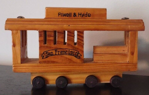 San francisco wooden trolley - san,