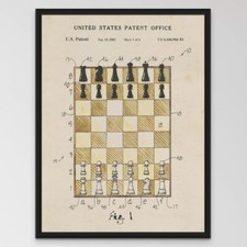 Chess Framed Patent Office