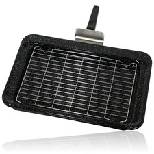 Enamel Grill Pan Tray for