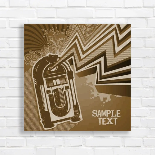 Retro jukebox music box - retro,