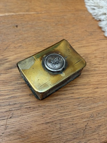 Trench art matchbox cover - matchbox,